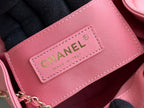 SMALL BACKPACK 20.5 PINK LAMBSKIN