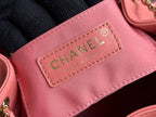 SMALL BACKPACK 18 PINK LAMBSKIN