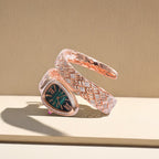 SERPENTI SPIGA 35 PINK GOLD GREEN DIAL
