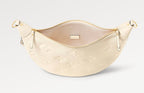 LOOP HOBO 38 CREMEMONOGRAM EMPREINTE LEATHER GOLD HARDWARE