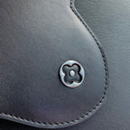 CAPUCINES BB 27 BLACK TAURILLON SILVER HARDWARE