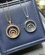 HAPPY SPIRIT DIAMOND PAVED NECKLACE