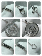 HAPPY SPIRIT DIAMOND PAVED NECKLACE