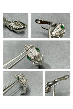BVL SILVER DIAMOND SMALL SERPENT EARRINGS