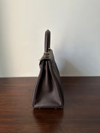 HM KELLY 28CM CHOCOLATE TOGO GOLD HARDWARE