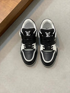 LV TRAINER  BLACK GREY SNEAKER
