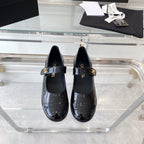 mary janes black patent calfskin