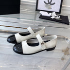 mary janes white black patent calfskin