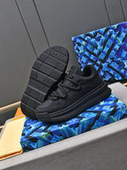 LV SNEAKERS BLACK LACE-UP