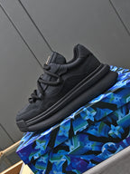 LV SNEAKERS BLACK LACE-UP