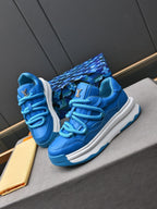 LV SNEAKERS BLUE LACE-UP