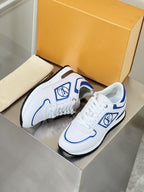 LV RUN AWAY WHITE BLUE SNEAKER