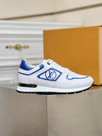 LV RUN AWAY WHITE BLUE SNEAKER