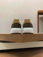 LV BEVERLY SNEAKER WHITE BROWN