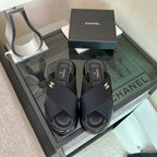 CC Sandal Black Lambskin 173046