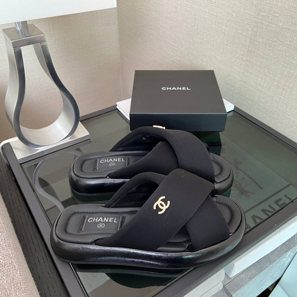 CC Sandal Black Lambskin 173046