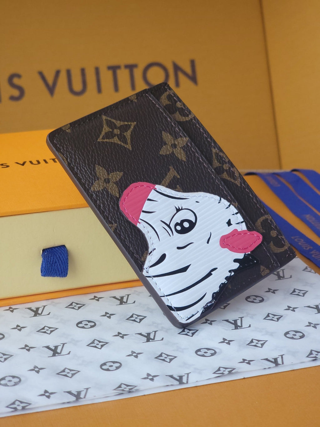 LV Card Holder 11cm Dark Brown Monogram Canvas 261840