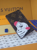 LV Card Holder 11cm Dark Brown Monogram Canvas 261840