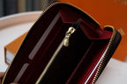 LV Clemence Wallet Dark Brown Monogram Canvas 261869