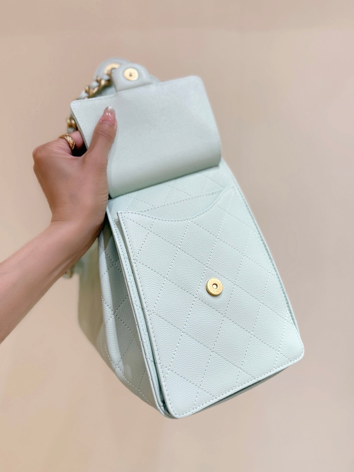 CC 25S Hobo Bag 40 Mint Green Calfskin
