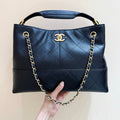 CC 25A Hobo Bag 36cm in Black Calfskin