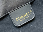 CC 25P Hippie Hobo Bag in Black Lambskin