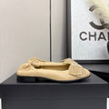 CC 25s Coco Beach Ballet Flats Beige Sheepskin 331787
