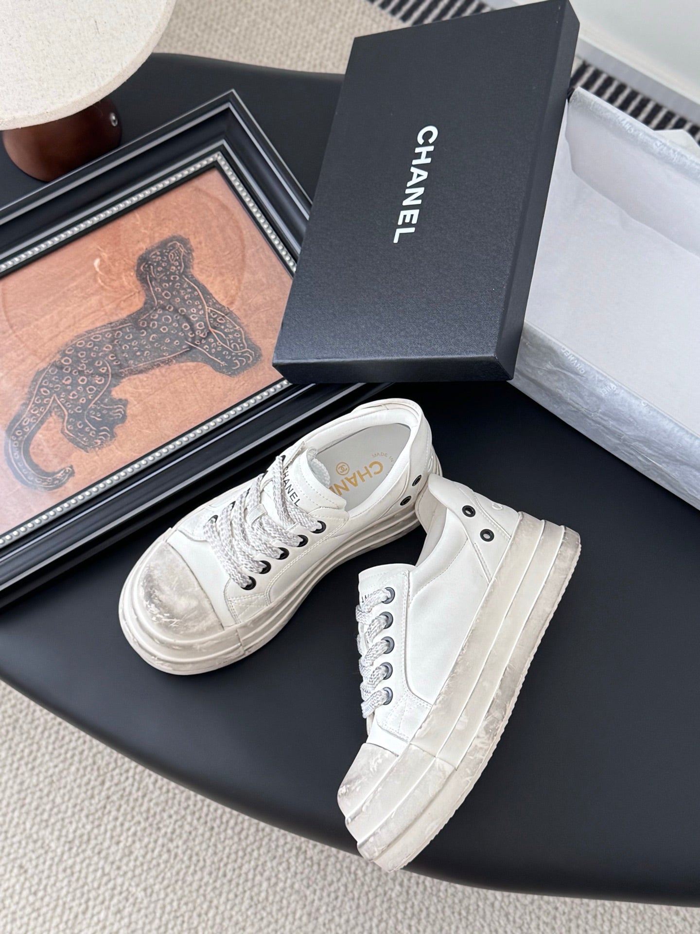 CC 25C New Silver Horn King Sports Sneakers 458680