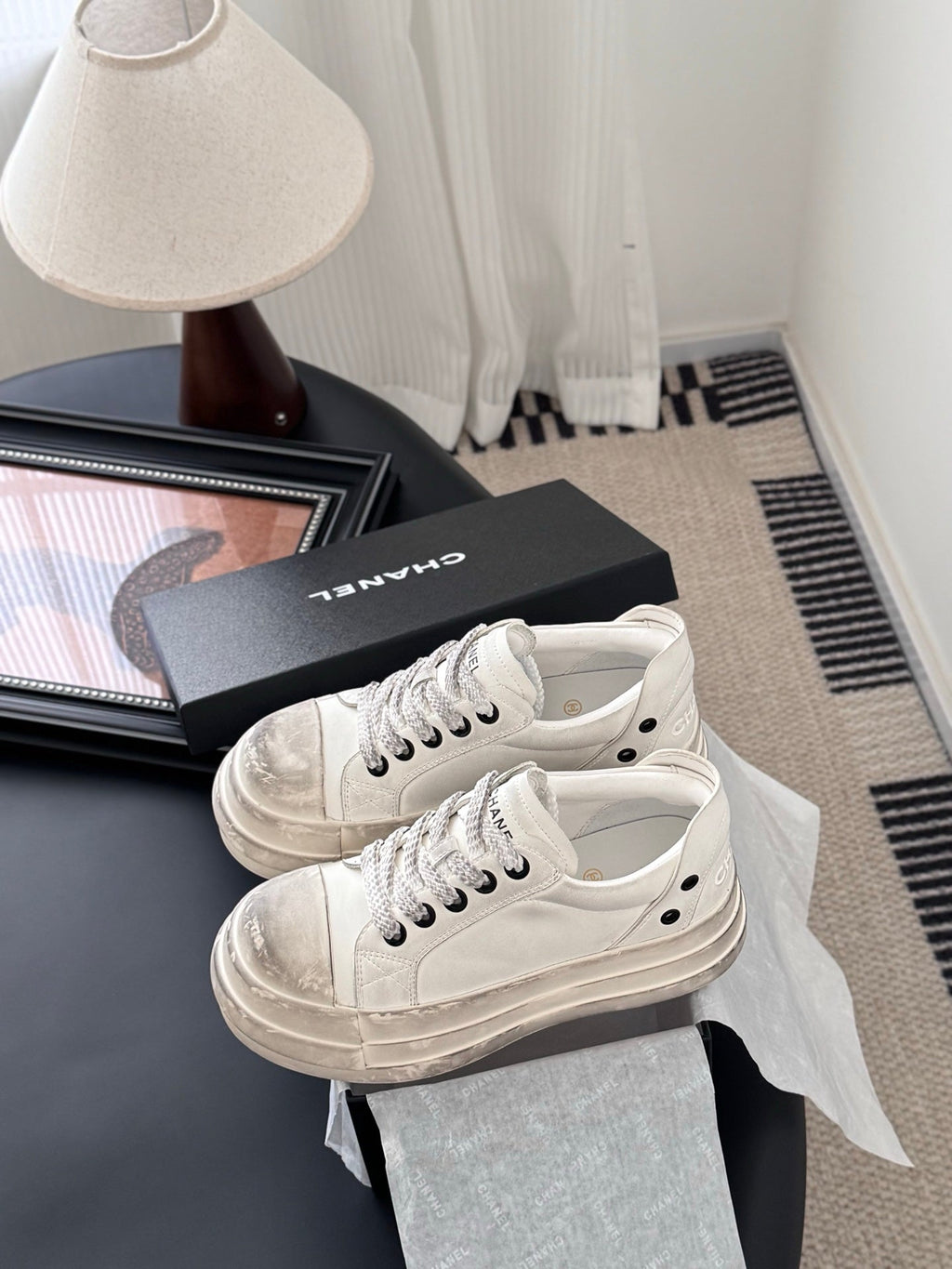 CC 25C New Silver Horn King Sports Sneakers 458680
