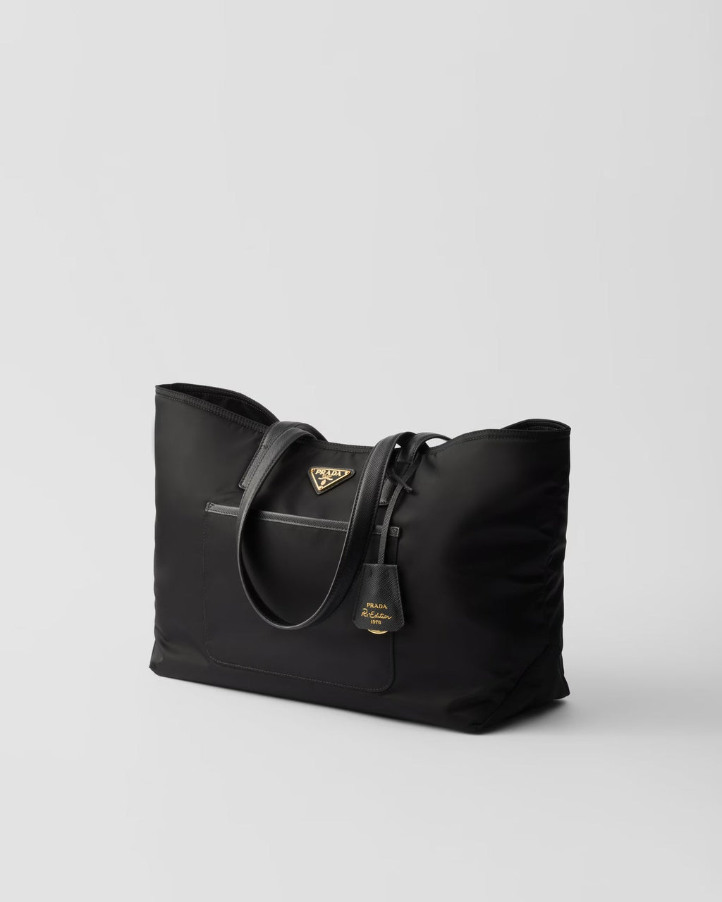 Pra Medium 1BG555 Tote Bag Black Nylon 267446