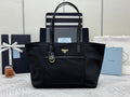 Pra Medium 1BG555 Tote Bag Black Nylon 267446