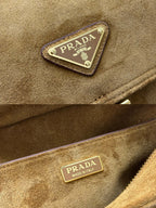 Pra Messenger Bag 30cm Cinnamon Suede 267417