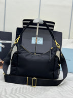 Pra Explorer Bag 32cm Black Nylon and Calfskin 267408
