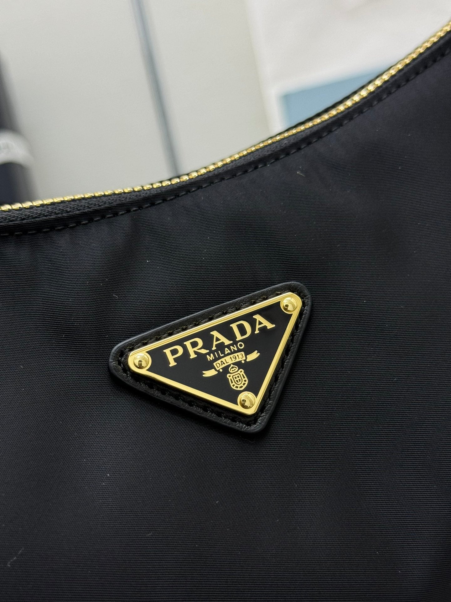 Pra Explorer Bag 32cm Black Nylon and Calfskin 267408