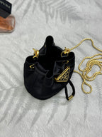 Pra Velvet Mini Bucket Black 267272