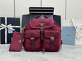 Pra Classic Large Backpack Red Nylon 267172