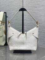 CD VOYAGE Handbag 23cm White Cowhide