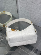 CD VOYAGE Handbag 23cm White Cowhide