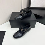 CC 25SS Chain Bow Mary Jane Black Cowhide 490146