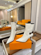 LV Legacy Ankle Boot 90mm White Caflskin 504775