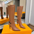 LV Legacy High Boot 90mm Light Brown Caflskin 504739