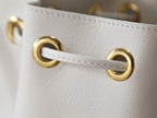 Celin Teen Clara Bag White Grained Calfskin 131627