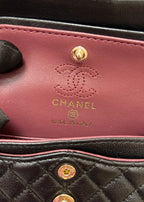 CC 25A Super Mini Bag 12.5cm Black Lambskin