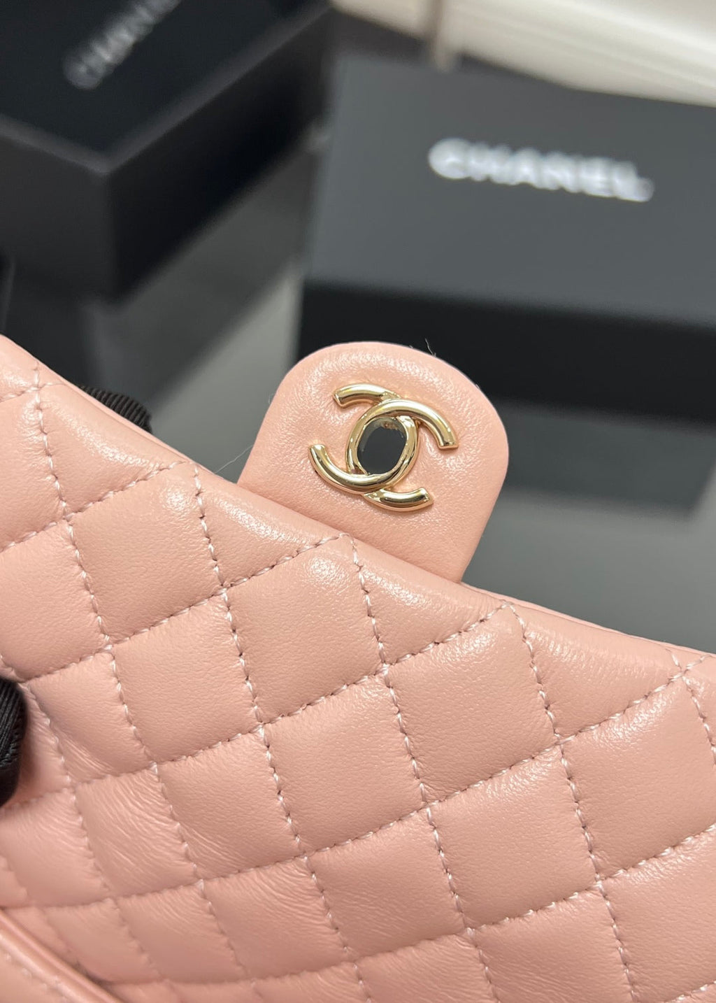 CC 25A Super Mini Bag 12.5cm Light Pink Lambski