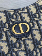 CD Shoulder Bag 19cm Monogram Oblique Fabric GHW