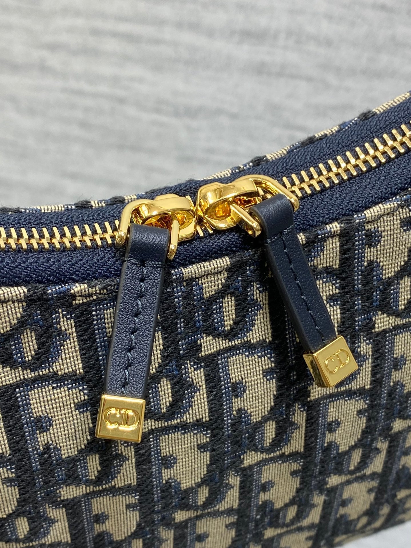 CD Shoulder Bag 19cm Monogram Oblique Fabric GHW