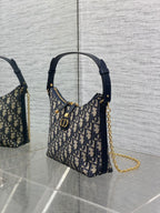 CD Shoulder Bag 19cm Monogram Oblique Fabric GHW