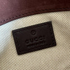 GG Marmont Double-G 16.5cm Matte Brown Suede