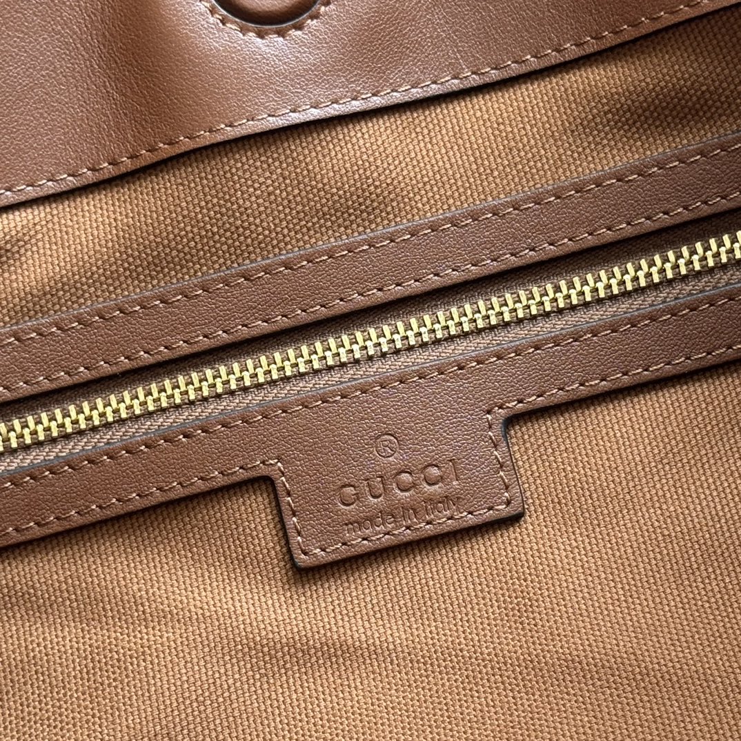 GG 25FW Beatrix Handbag 35cm Brown Calfskin GHW