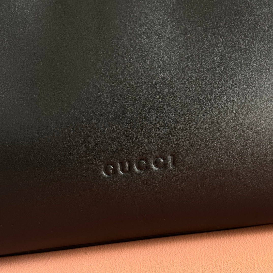 GG 25FW Beatrix Handbag 35cm Black Calfskin GHW